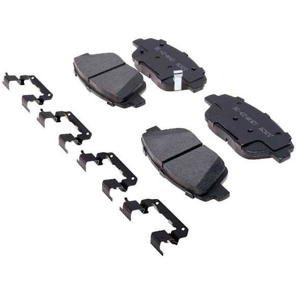 2015 Hyundai Sonata - Front Hybrid (Ceramic and Semi-Metallic) Brake Pad Set, 2nd Generation; Copper Free Friction Formula