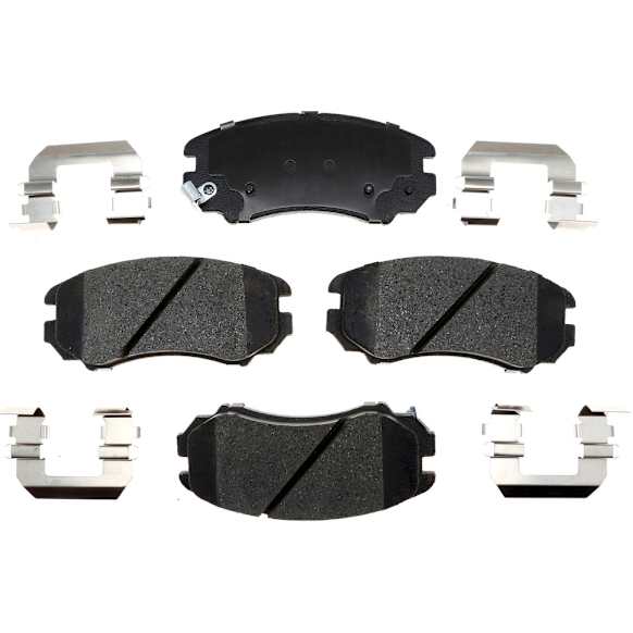 2009 Hyundai Elantra - Front Ceramic Brake Pad Set, 4-Door, Sedan, FWD, Professional Series