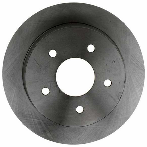 18A875A Rear, Driver or Passenger Side Brake Disc, Plain Surface, Solid, 5 Lugs,, Advantage Series