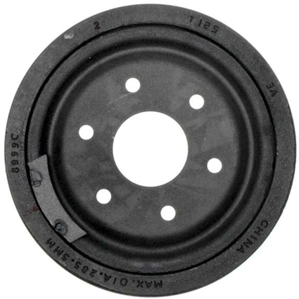 1994 GMC Yukon - Rear Brake Drum, 6 x 5.5 in. Bolt Pattern, 13.34 in. Diameter, 6.5L 8Cyl, with 11 IN Brakes; with 6 Stud Rotor