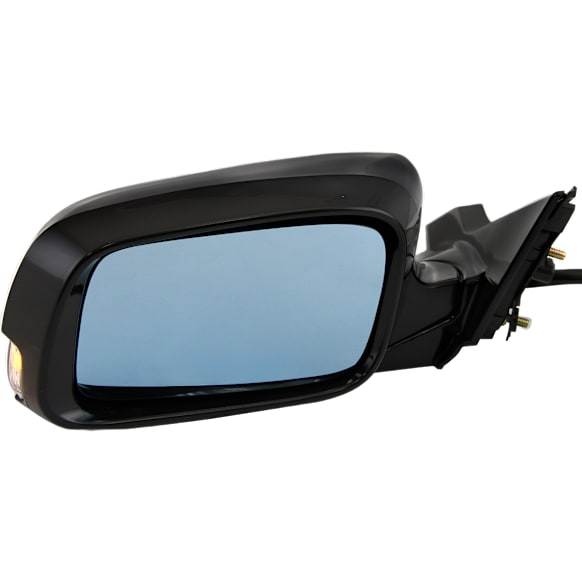 Driver Side Mirror, Power, Manual Folding, Heated, Paintable, In-housing Signal Light, With memory, No Puddle Light, No Auto-Dimming, No Blind Spot Feature