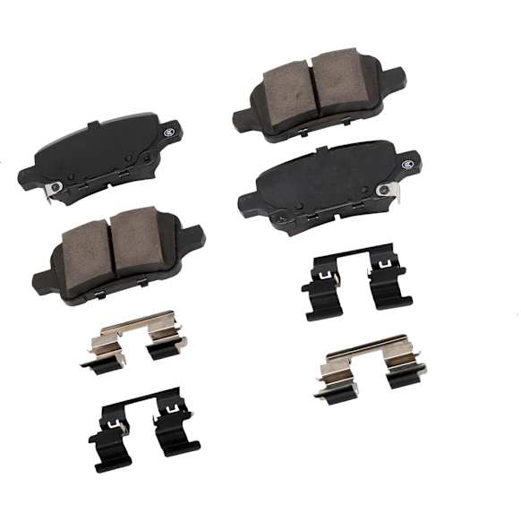 2018 Chevrolet Malibu - Organic Brake Pad Set, With Front Disc Brake, With Rear Disc Brake, Brake Lining Type(JJ2), Power Park Brake(J71), 16 in. Front and Rear Disc Brakes With Abs(J60)