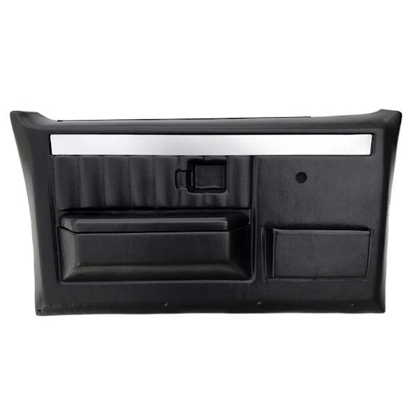 2023L Front, Driver Side Door Trim Panel - Black