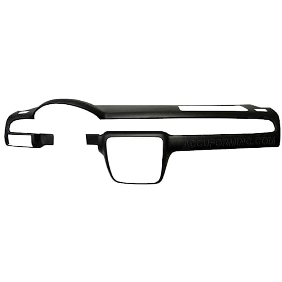 272 Dash Cover, Black, Molded; Overlay Over Factory Dash, Dash Cap Series, Fits Models without Center Speaker