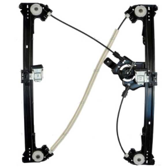 384302 Crew Cab Pickup Rear, Driver Side OE Replacement Series Power Window Regulator, Without Motor