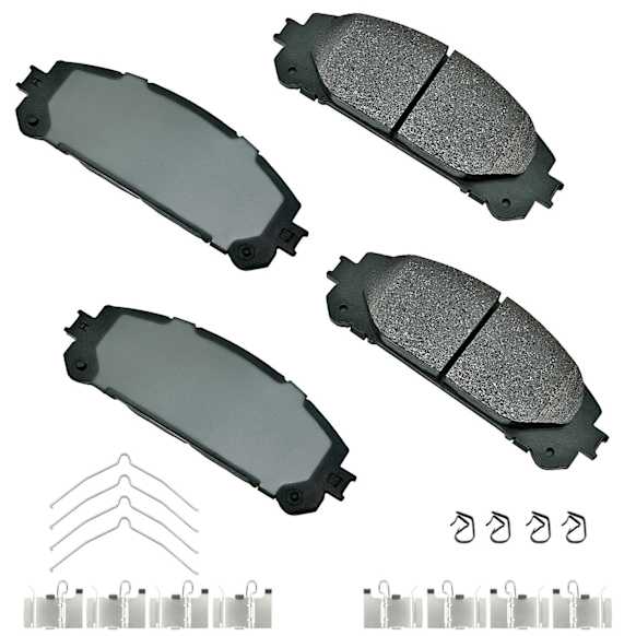 2014 Lexus RX350 - Front Ceramic Brake Pad Set, AWD, Pro-ACT Series