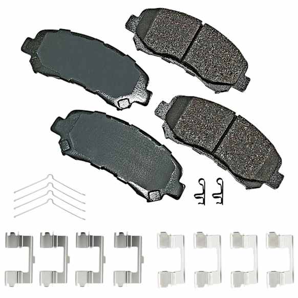 2010 Nissan Sentra - Front Ceramic Brake Pad Set, FWD, Manual Transaxle, Pro-ACT Series