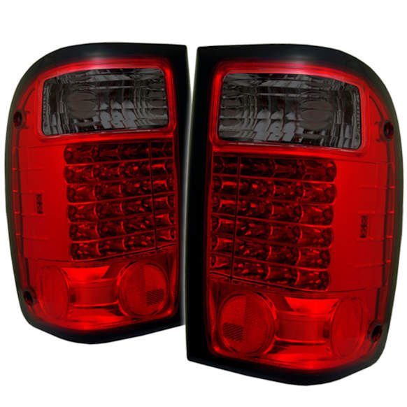 5003867 Driver and Passenger Side LED Tail Light, With bulb(s), Smoked Lens, Chrome Interior, LED Series
