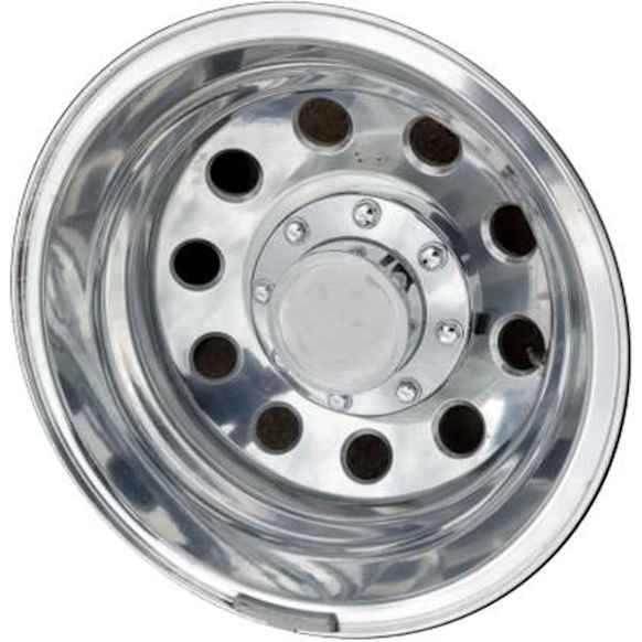 ALY02415U80N Rear Aluminum Polished Wheel - 17 in. X 6 in., 8 x 6.5 in. Bolt Pattern