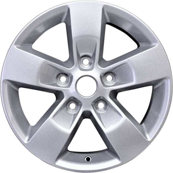 ALY02448U20N Aluminum Silver Wheel, 17 in. X 7 in., 5 x 5.5 in. Bolt Pattern