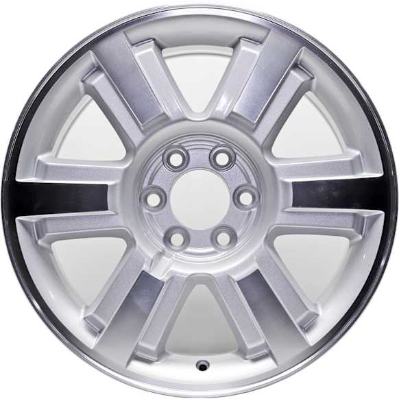 ALY03646U10N Aluminum Silver Wheel, 20 in. X 8.5 in., 6 x 135 mm Bolt Pattern