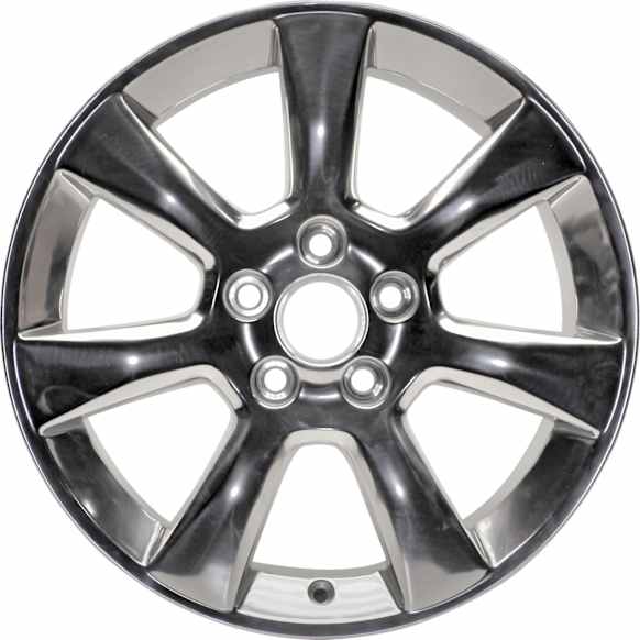 ALY04703U80N Aluminum Polished Wheel, 17 in. X 8 in., 5 x 115 mm Bolt Pattern