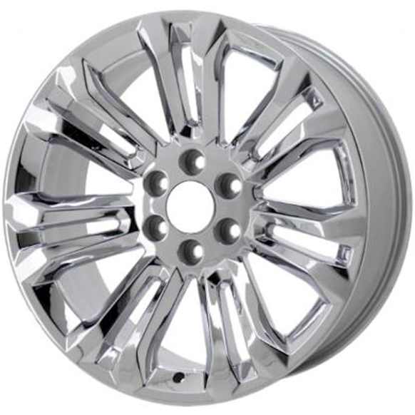 ALY05666U85N Aluminum Chrome Wheel, 22 in. X 9 in., 6 x 5.5 in. Bolt Pattern