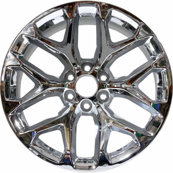 ALY05668U85N Aluminum Chrome Wheel, 22 in. X 9 in., 6 x 5.5 in. Bolt Pattern