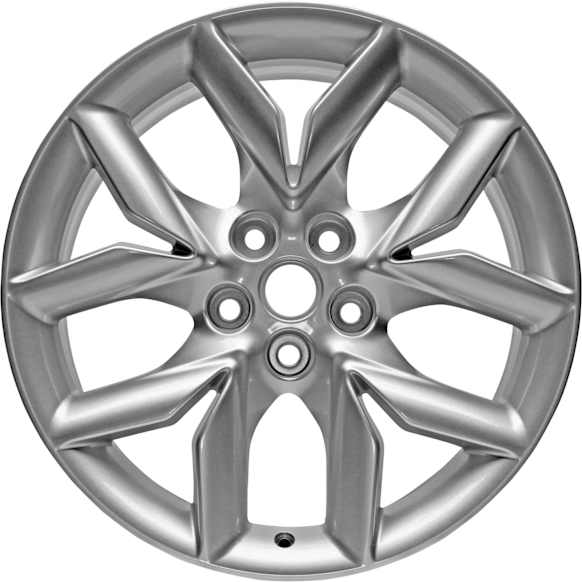 ALY05711U20N Aluminum Silver Wheel, 19 in. X 8.5 in., 5 x 120 mm Bolt Pattern