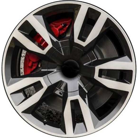 ALY05821U45N Aluminum Painted Black Wheel, 22 in. X 9 in., 6 x 5.5 in. Bolt Pattern