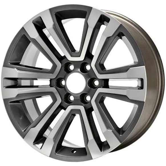 ALY05822U35N Aluminum Gray Wheel, 22 in. X 9 in., 6 x 5.5 in. Bolt Pattern