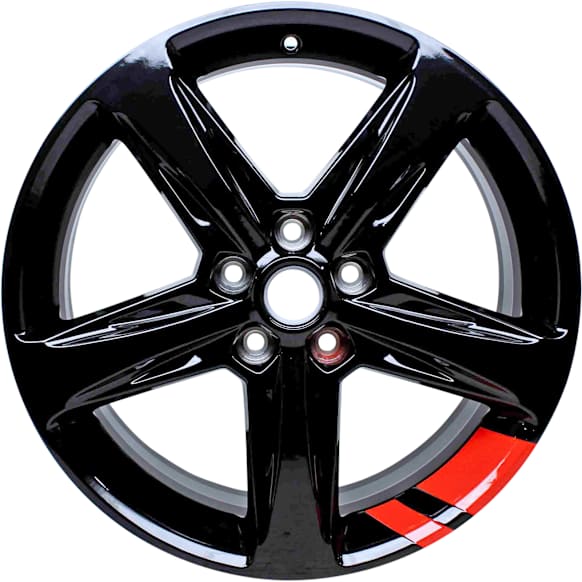 ALY05831U45N Aluminum Painted Black Wheel, 19 in. X 7.5 in., 5 x 115 mm Bolt Pattern