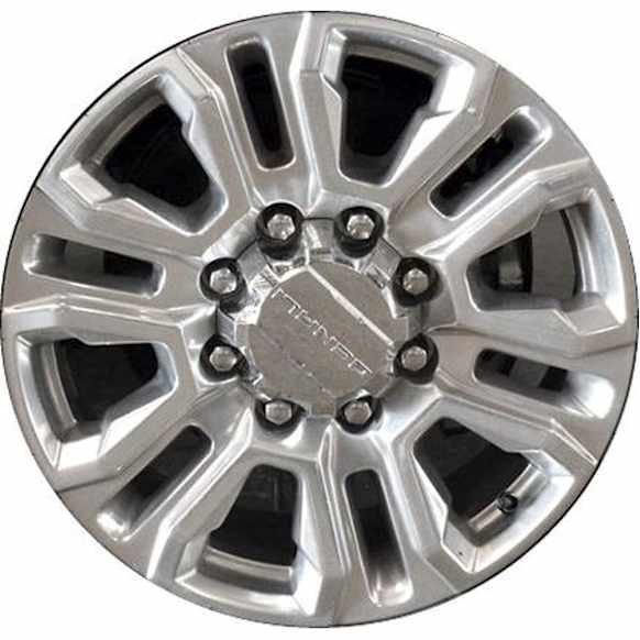 ALY05957U80N Aluminum Polished Wheel, 20 in. X 8.5 in., 8 x 180 mm Bolt Pattern