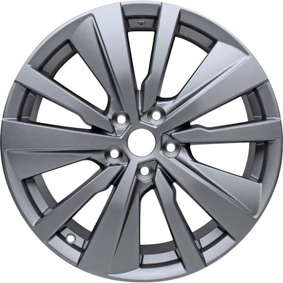 ALY62785U35N Aluminum Gray Wheel, 19 in. X 8 in., 5 x 4.5 in. Bolt Pattern