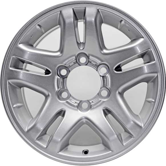 ALY69440U20N Aluminum Silver Wheel, 17 in. X 7.5 in., 6 x 5.5 in. Bolt Pattern