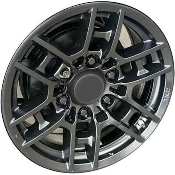 ALY75258U47N Aluminum Painted Black Wheel, 16 in. X 7 in., 6 x 5.5 in. Bolt Pattern