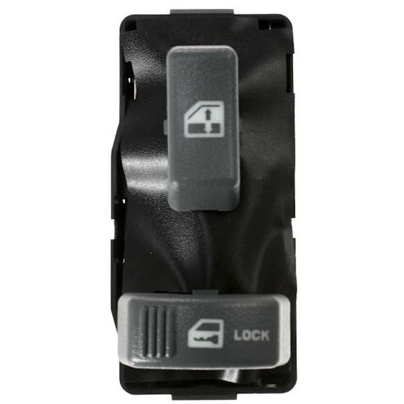 2005 Chevrolet Blazer - Front, Passenger Side Window Switch, Gray, 2 Buttons