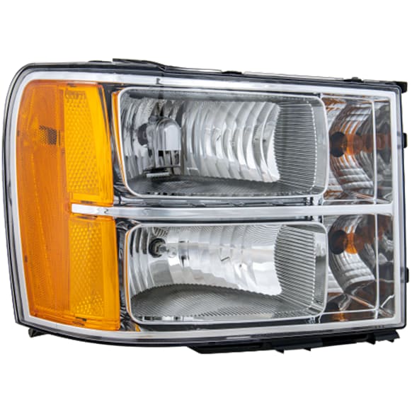 2012 GMC Sierra 1500 - Passenger Side Halogen Headlight, With bulb(s), OE Replacement