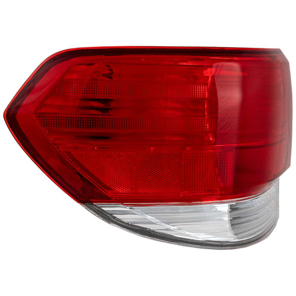 2008 Honda Odyssey - Driver Side, Outer Halogen Tail Light, Without bulb(s), Mounts on Body, OE Replacement