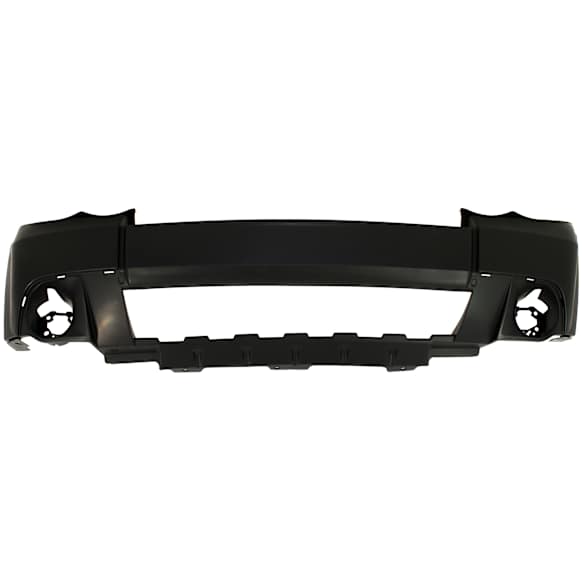 2008-2010 Jeep Grand Cherokee - Front Primed Bumper Cover, Except SRT-8 Model, With Fog Light Holes, Without Parking Aid Sensor Holes and Molding Holes