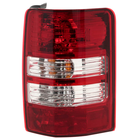 Passenger Side Tail Light, with Bulb, Halogen, Clear and Red Lens