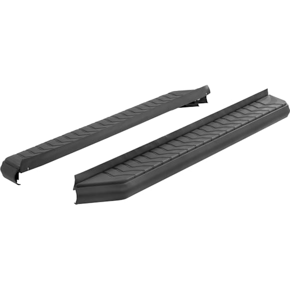 2016 Honda Pilot - AeroTread Series Running Boards, Powdercoated Black, Non-Powered, Aluminum, Set of 2