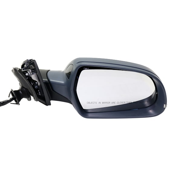 Passenger Side Mirror, Power, Power Folding, Heated, Paintable, In-housing Signal Light, No Memory, No Puddle Light, No Auto-Dimming, With Blind Spot Light in Housing