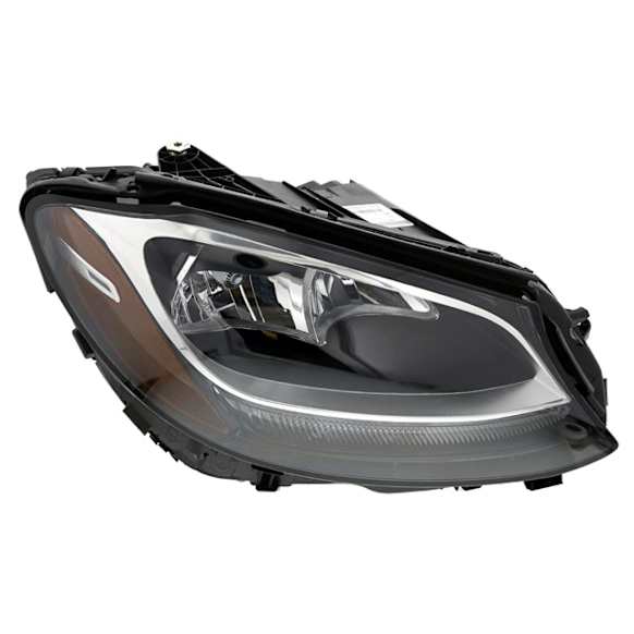 205-906-72-02 Passenger Side Halogen Headlight, With bulb(s), OE Replacement