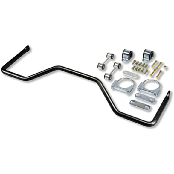 5547 Rear Sway Bar Kit, Cold Formed Steel, 1 in., Non-adjustable, Powdercoated Silver
