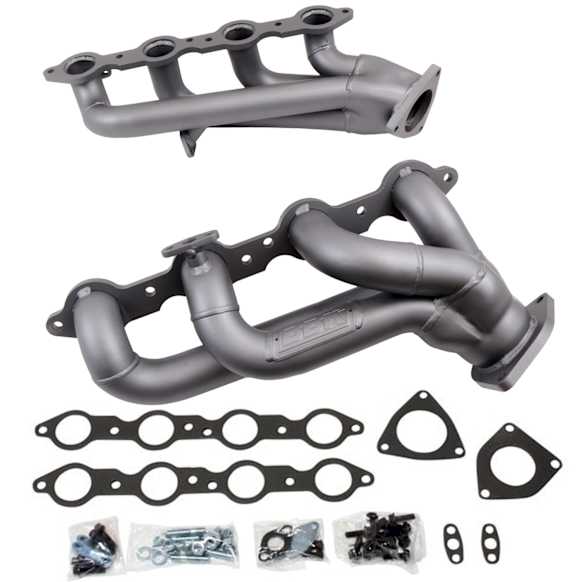 4005 Headers Shorty, Titanium Ceramic Coated, Made of Steel
