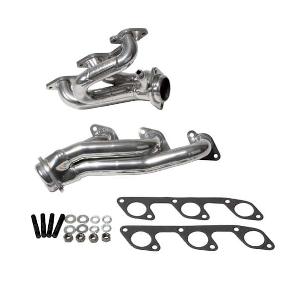 40100 Headers Shorty, Silver Ceramic Coated, Made of Steel