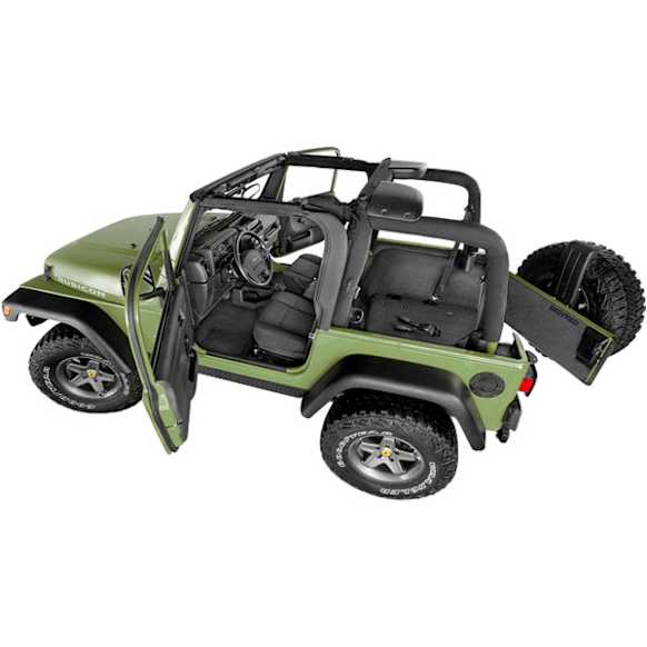 BTJK07R2 Cargo Mat, Molded Cargo Liner, Gray, Made of Polypropylene, BedTred for Jeep Series