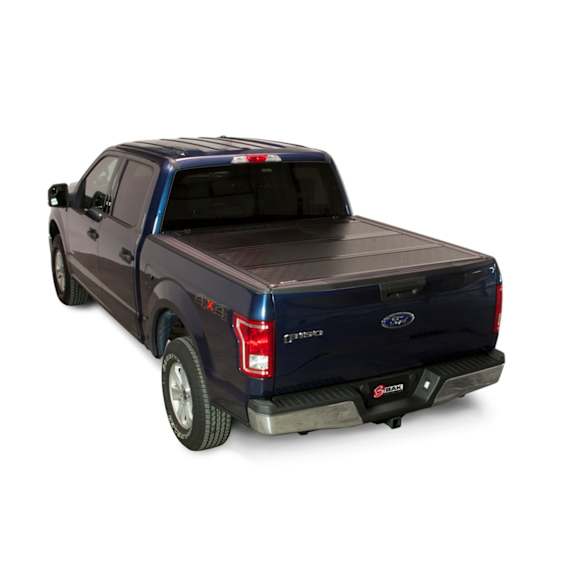 2015 Ford F-250 Super Duty - BAKFlip FiberMax Series Folding Hard Tonneau Cover, ,Fiberglass, Approx. 6 ft. 6 in. Bed