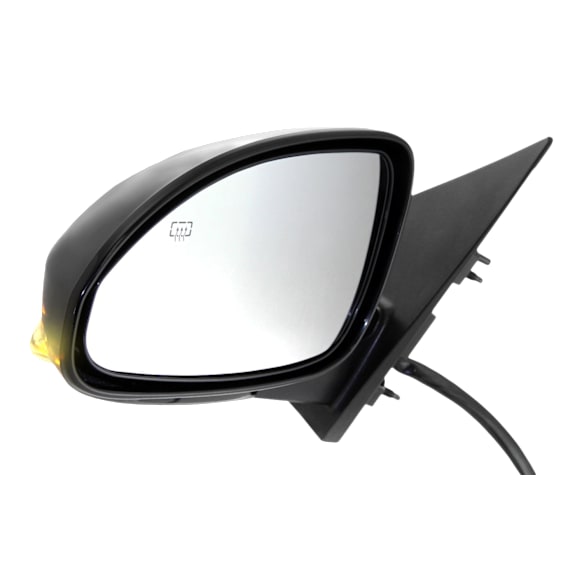 Driver Side Mirror, Power, Power Folding, Heated, Paintable, In-housing Signal Light, With memory, No Puddle Light, No Auto-Dimming, No Blind Spot Feature