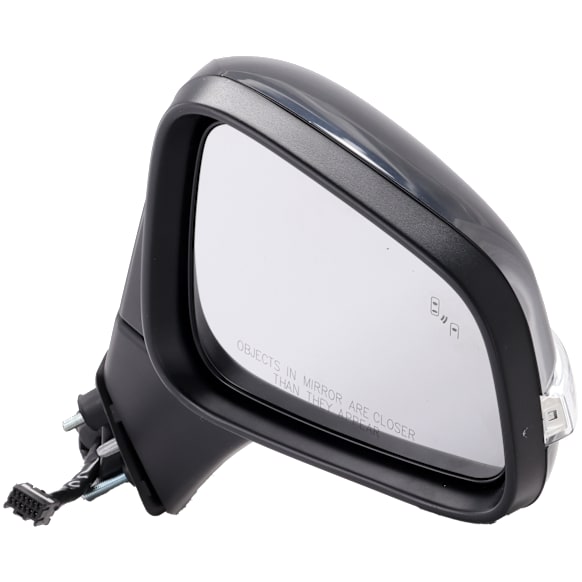 2019 Buick Encore - Passenger Side Mirror, Power Adjust, Heated, Paintable, Manual Folding, In-housing Signal Light, With Blind Spot Detection in Glass, With Memory, No Puddle Light, No Auto-Dimming