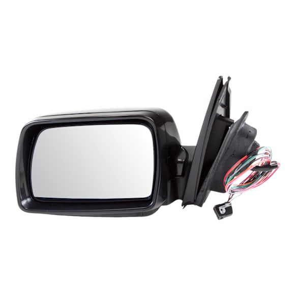 Driver Side Mirror, Power, Manual Folding, Heated, Paintable, No Signal Light, With memory, No Puddle Light, Auto-Dimming, and Blind Spot Feature, For Models Without Sport Package
