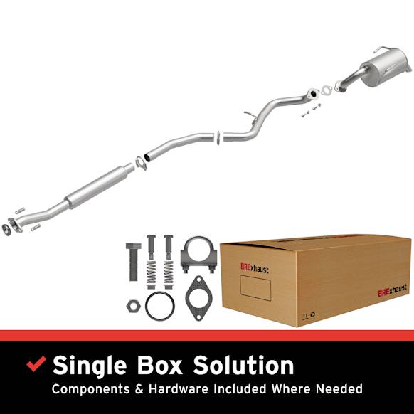 2011 Subaru Outback - Direct-Fit Exhaust Series Cat-Back, Exhaust System, 2.5L 4Cyl, Made of Aluminized Steel