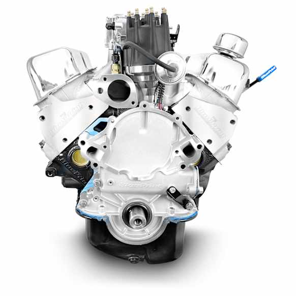 BP302RCTF FORD SB COMPATIBLE 302 C.I. ENGINE - 361 HP - BASE DRESSED - REAR SUMP - HOLLEY SNIPER FUEL INJECTED
