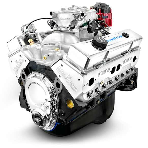 BP350CTF GM SB COMPATIBLE 350 C.I. ENGINE - 341 HP - BASE DRESSED - HOLLEY SNIPER FUEL INJECTED