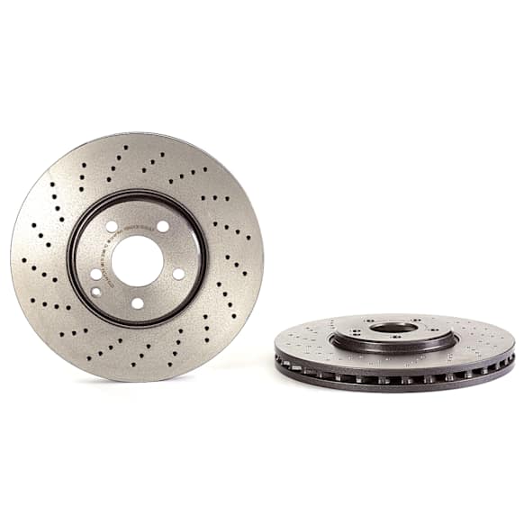 09.A828.11 Front Brake Disc, Cross-Drilled, Vented, 5 Lugs, 330 mm,, Premium UV Coated Series