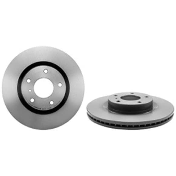 2003 Nissan 350Z - Front Brake Disc, Plain Surface, Vented, 5 Lugs, 295.5 mm, Without Brembo Brakes, 3.5L 6Cyl, Premium UV Coated Series