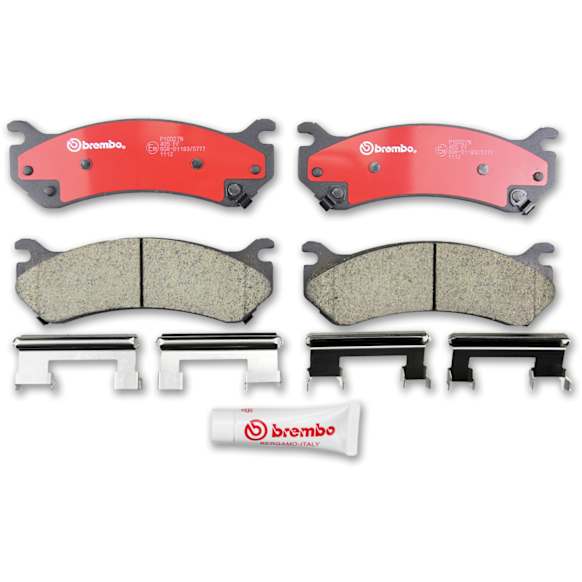 2007 Chevrolet Silverado 3500 HD - Rear Ceramic Brake Pad Set, With 9,900lb Gross Vehicle Weight (GVW), NAO Series