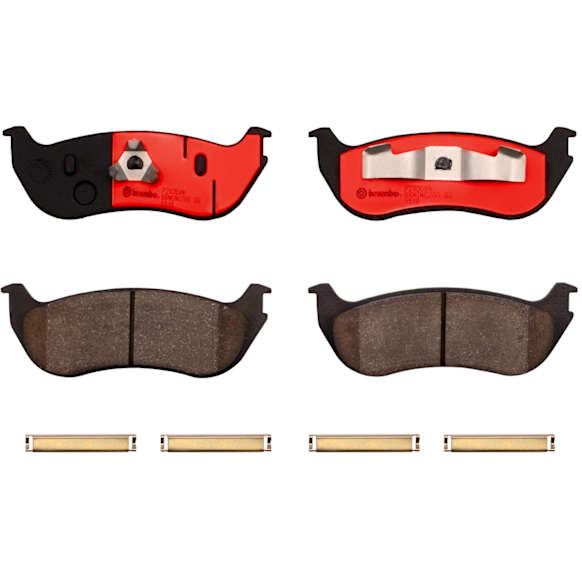 2003 Ford Explorer - Rear Ceramic Brake Pad Set, 14.6 (mm) Thickness, NAO Series