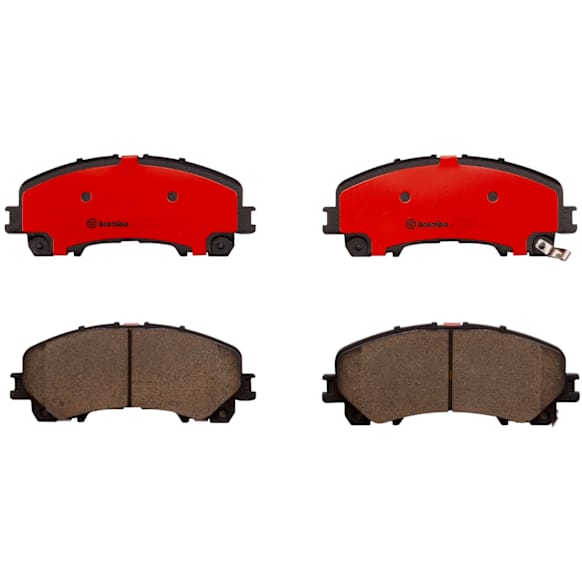 2016 Nissan Rogue - Front Ceramic Brake Pad Set, With 3rd Row Seating; USA Built, NAO Series
